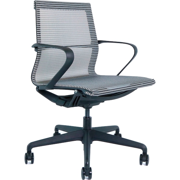 Interion By Global Industrial Interion All Mesh Task Chair, Gray 695945GY - main